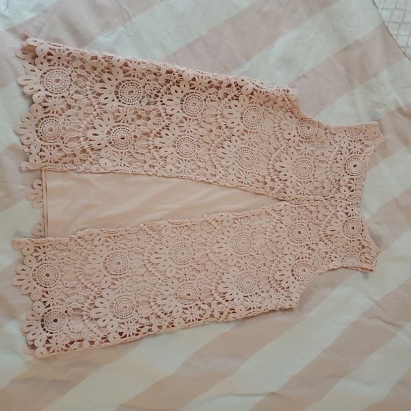 Ricki's Lace Split-Back Tank - Picture 3 of 3